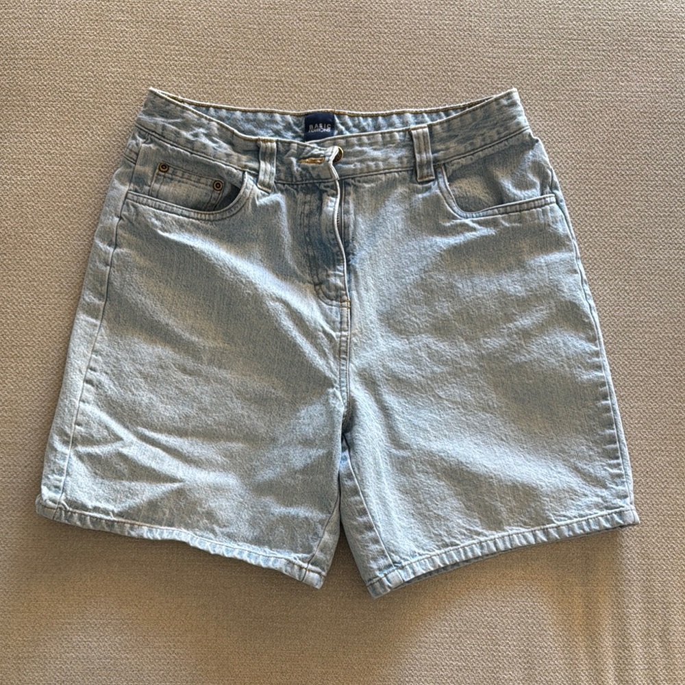 Light Blue Denim Shorts